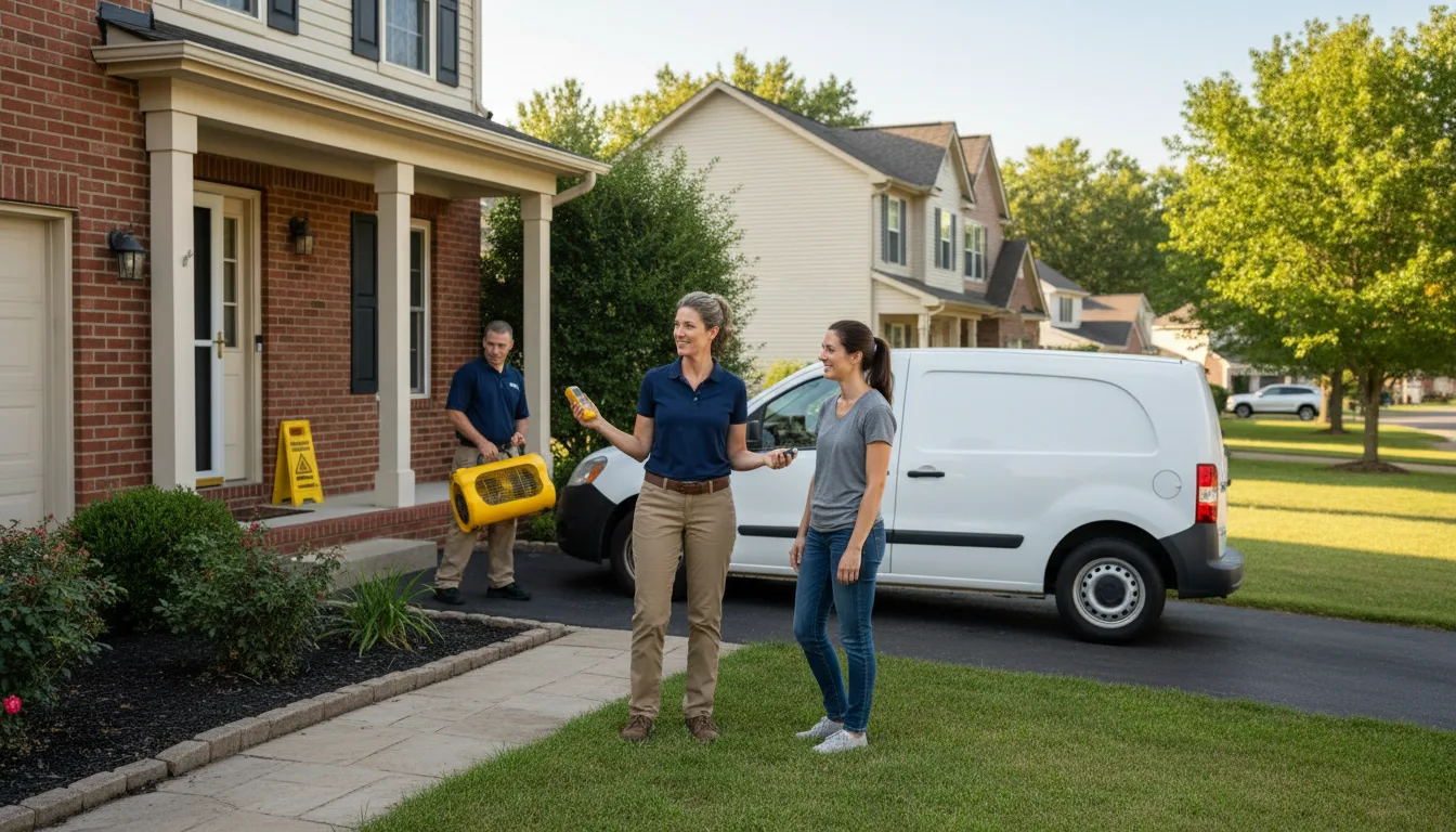 Water restoration image for Dehumidification And Cleanup Services in Sweet Springs, MO
